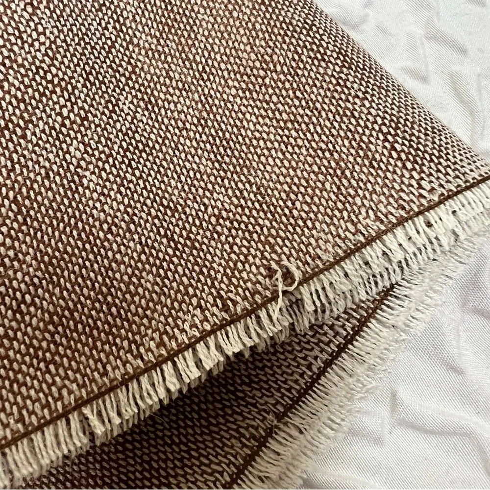 ALICIA ADAMS MAUI Wrap STRIPED COGNAC / IVORY